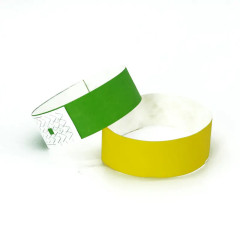 Disposable rfid colored paper id wristbands for events