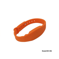 RFID adjustable silicone wristband rubber NFC rfid wristband