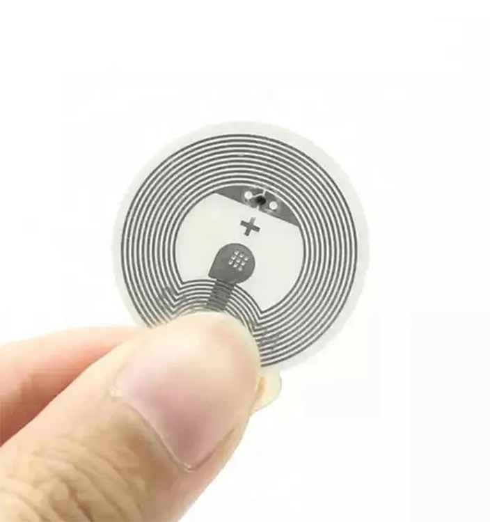 Printable Roll NFC Inlay Round 30mm NTAG 213 144Byte ISO14443A RFID tag self Adhesive NFC Sticker