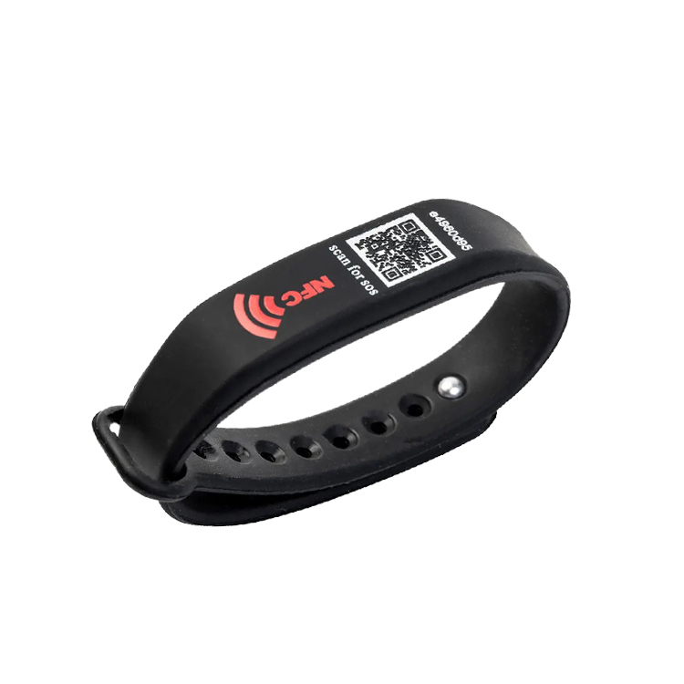 RFID adjustable silicone wristband rubber NFC rfid wristband