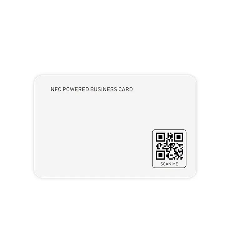 Personalized Logo NFC business card PVC NFC card with QR code