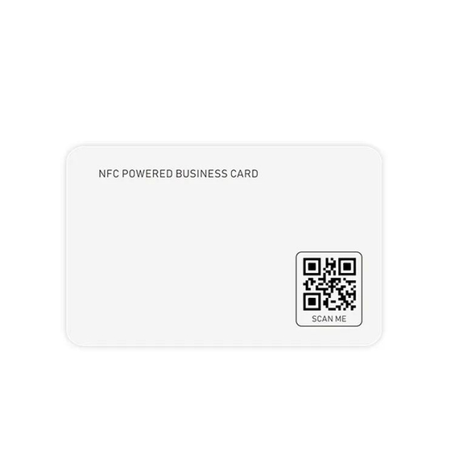 Personalized Logo NFC business card PVC NFC card with QR code