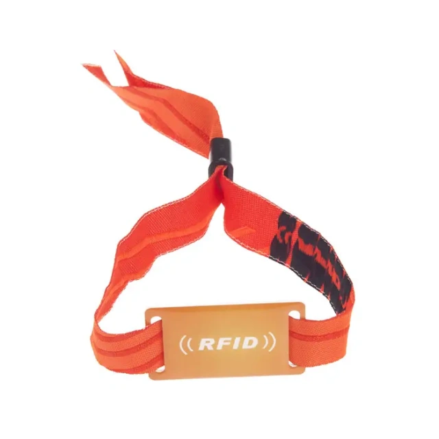 Festival Waterproof NFC Fabric Bracelets RFID Wristband NTAG213 Woven NFC Wristband
