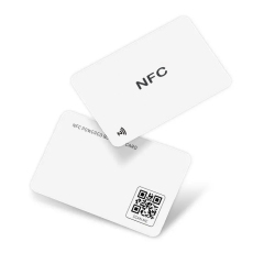 Personalized Logo NFC business card PVC NFC card with QR code