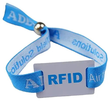Festival Waterproof NFC Fabric Bracelets RFID Wristband NTAG213 Woven NFC Wristband