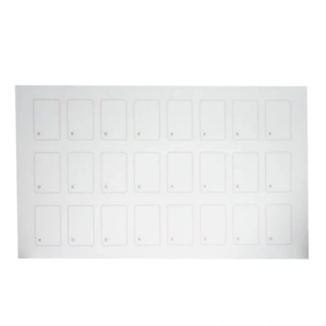 A4 Sheets Layout 3*5/4*5 Prelam PVC Sheet 125khz RFID TK4100 Prox Card Inlay