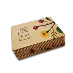 Wooden RFID Chip 125Khz 13.56Mhz Access Control Hotel Key Card RFID NFC Wooden Chip Card