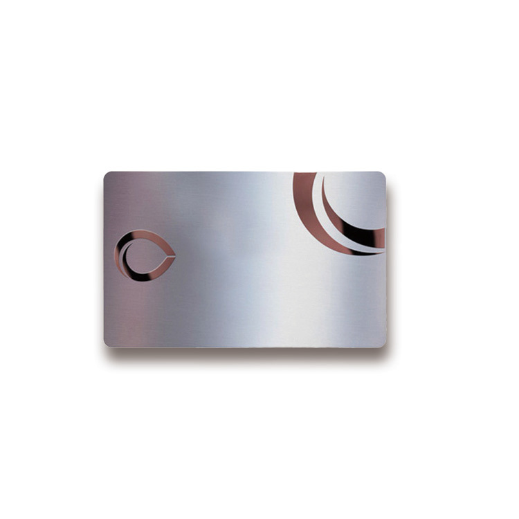 Printable Stainless Steel Smart VIP Membership Cards with NFC Chip