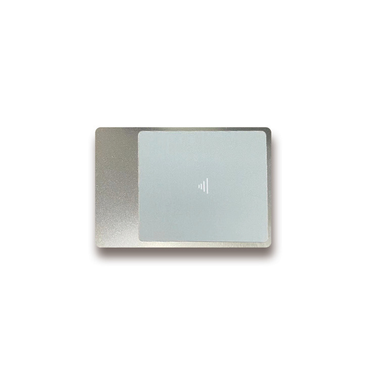Printable Stainless Steel Smart VIP Membership Cards with NFC Chip
