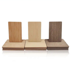 Wooden rfid card 13.56MHz chip wooden rfid hotel room card
