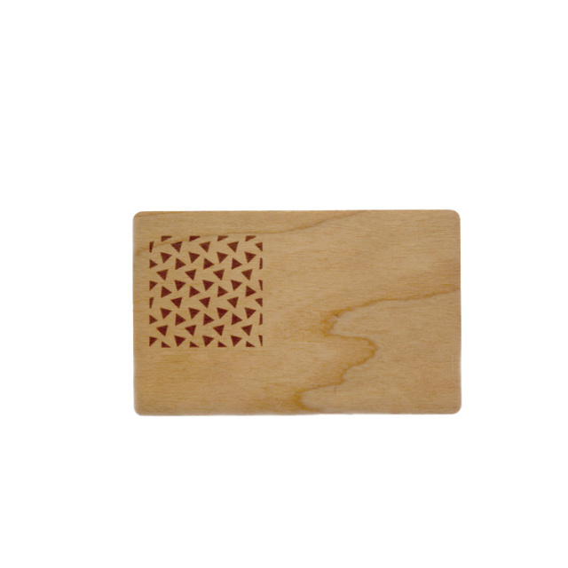 Wooden rfid card 13.56MHz chip wooden rfid hotel room card