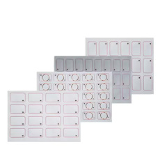 Rfid Smart Card Inlay Pvc M1 Classic 1k Chip Prelam A4 Sheet