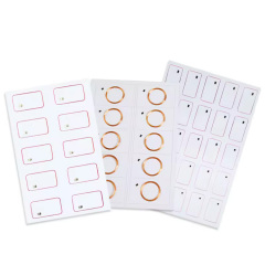 Rfid Smart Card Inlay Pvc M1 Classic 1k Chip Prelam A4 Sheet