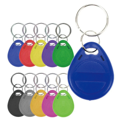 Customize 125khz rfid keyfobs waterproof key ring rfid tag keyfob