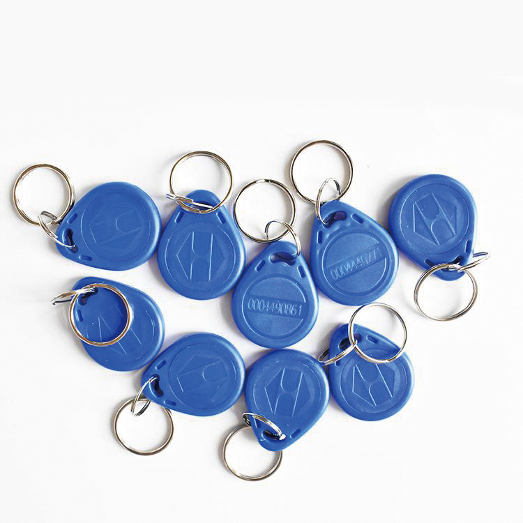 Customize 125khz rfid keyfobs waterproof key ring rfid tag keyfob