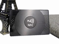 Printable Stainless Steel Smart VIP Membership Cards with NFC Chip