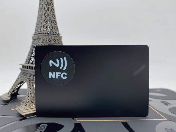 Hot Sell Stainless Steel NFC Metal Business Card Digital Printing Customized Engraved Logo Qr Code Hidden NFC Metal Card