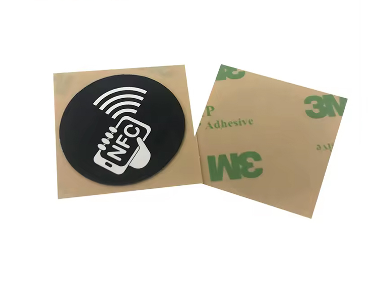 RFID Smart NTAG213 HF Chip Epoxy Sticker Sharing Contact Information NFC Social Media Sticker RFID book tag