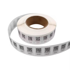 13.56MHz PET RFID Sticker Smart Tag ISO15693 Chip Printable QR Code NFC Paper Label