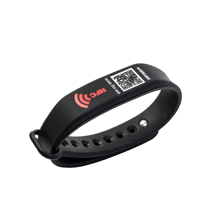 RFID adjustable silicone wristband rubber NFC rfid wristband