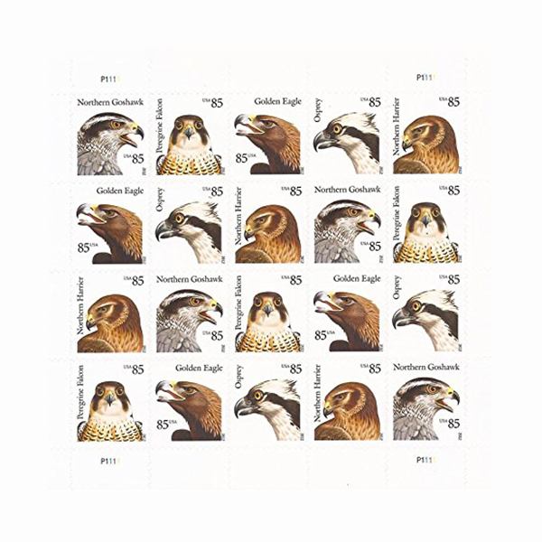2012 USPS First-Class Animal Eagle 2012 Stamp 5 Books (20PCS/Book)