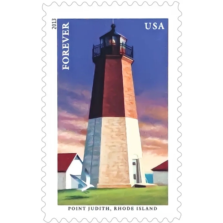 100 Forever Stamps 2013 USPS First-Class England Coast Lighthouse 2013 Stamp 5 Books (20PCS/Book)