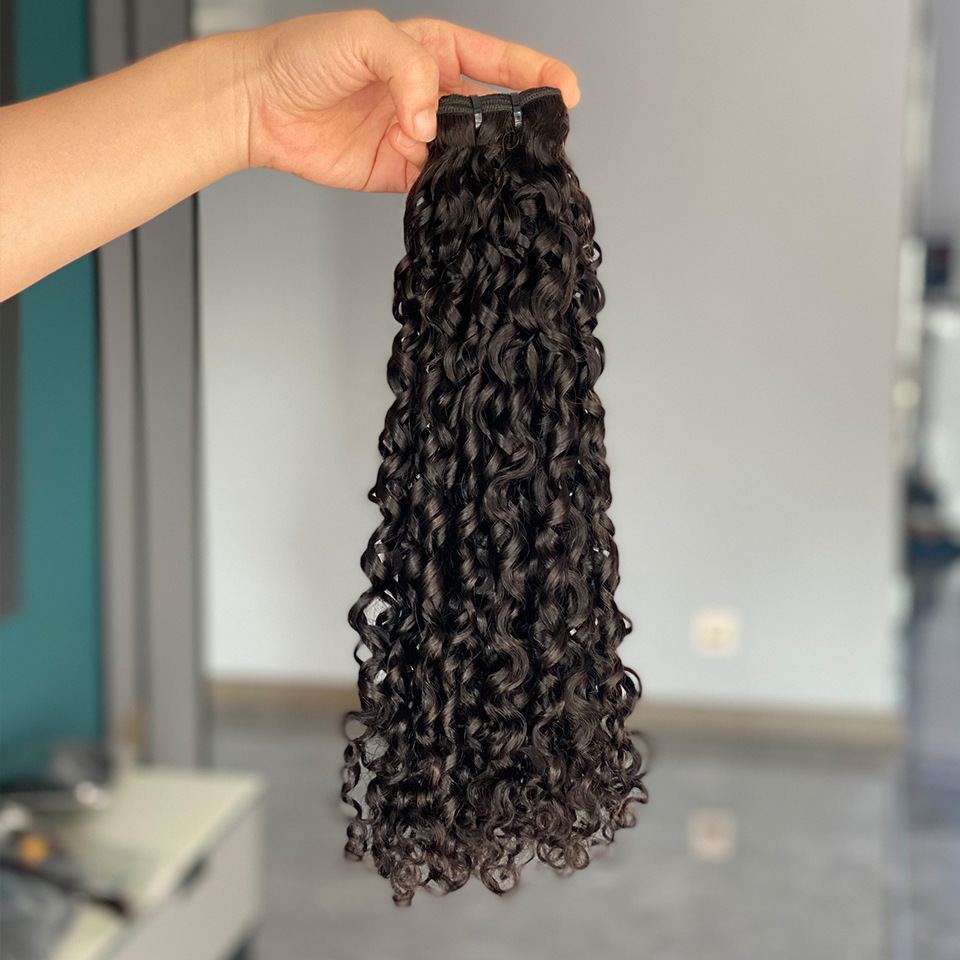 Lyra Wig 12A Double Drawn Pixie Curl Human Hair Attachment