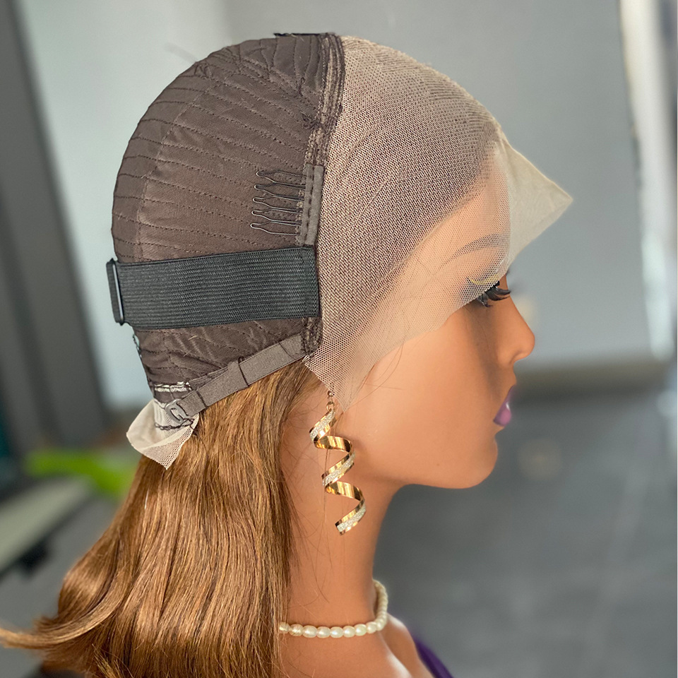 Lyra Wig Short Chocolate Brown Bob Wig Human Hair