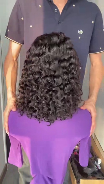 Lyra Hair 180% Water Wave Frontal Human Hair Wig