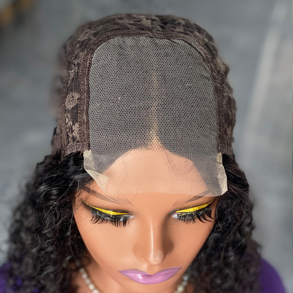 Lyra Hair 200Density Curly Bob Human Hair Wig