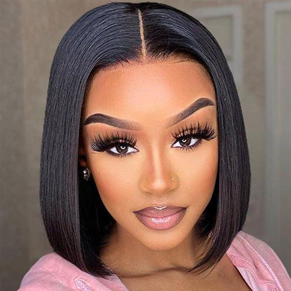 Lyra Hair 180 Density Bob Lace Front Wigs Human Hair