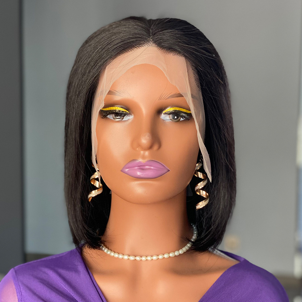 Lyra Hair 180 Density Bob Lace Front Wigs Human Hair