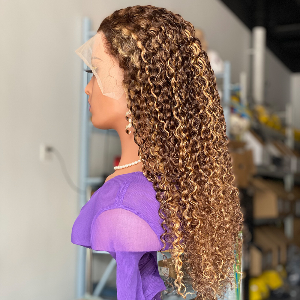 Lyra Wig 13x4 Curly Lace Frontal Wig Human Hair
