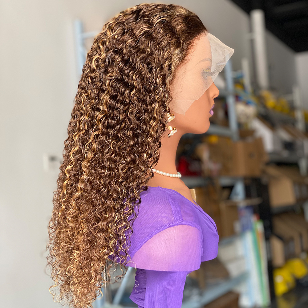Lyra Wig 13x4 Curly Lace Frontal Wig Human Hair