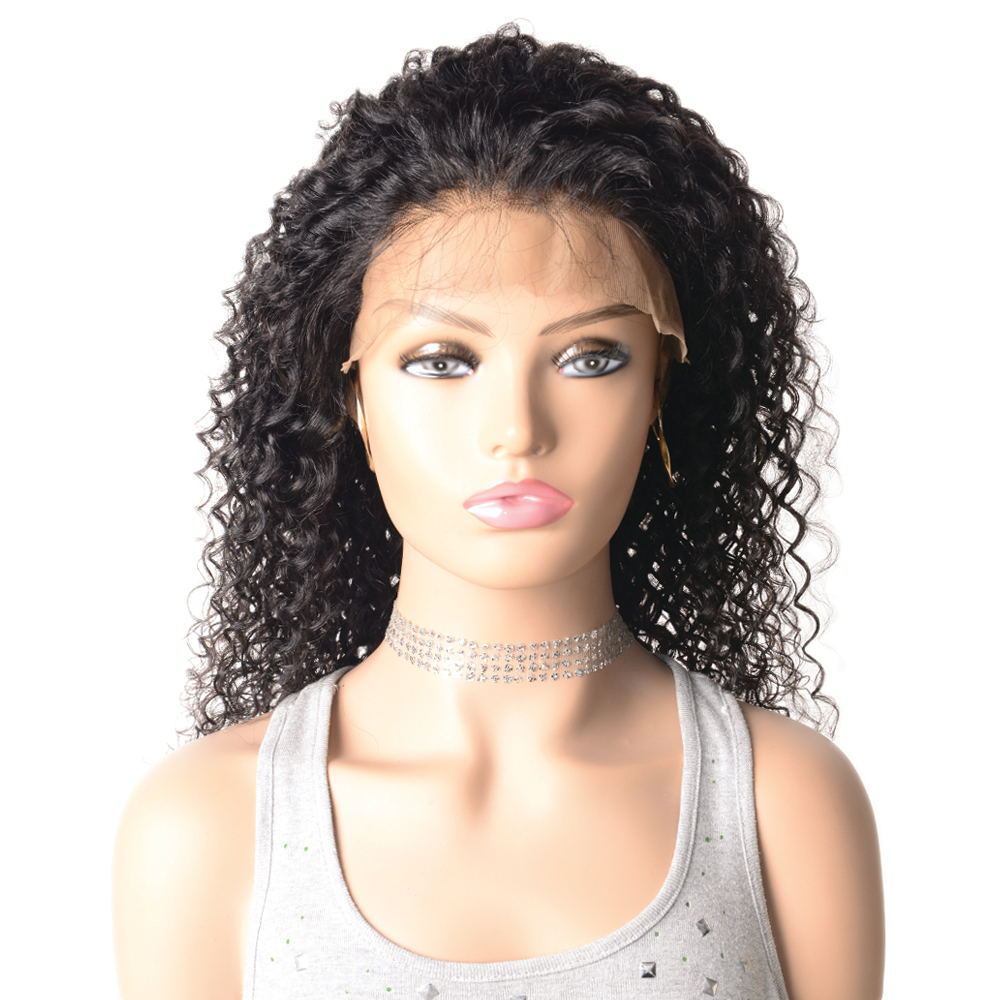 Lyra Hair 13x4 Jerry Curly Lace Frontal Wig Human Hair