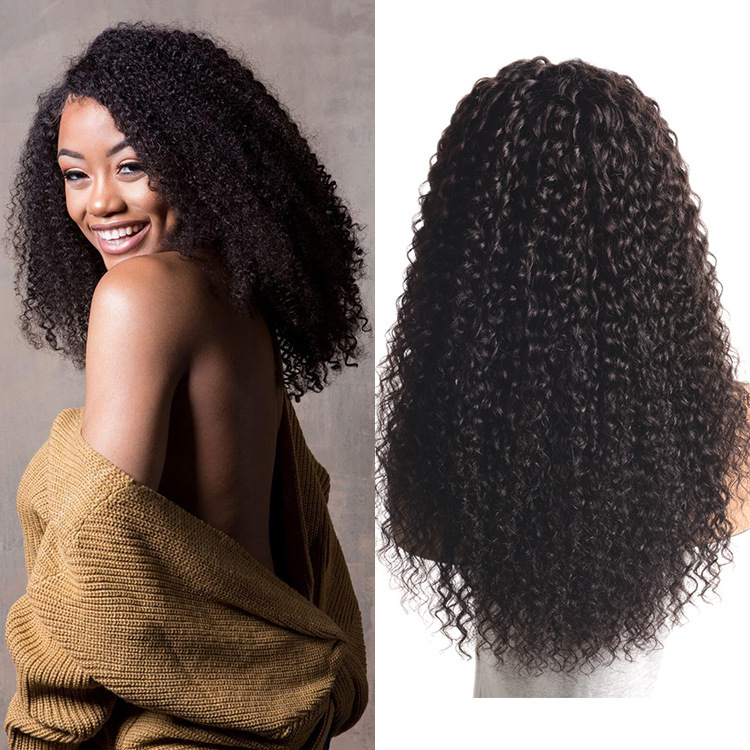 Lyra Hair 13x4 Jerry Curly Lace Frontal Wig Human Hair