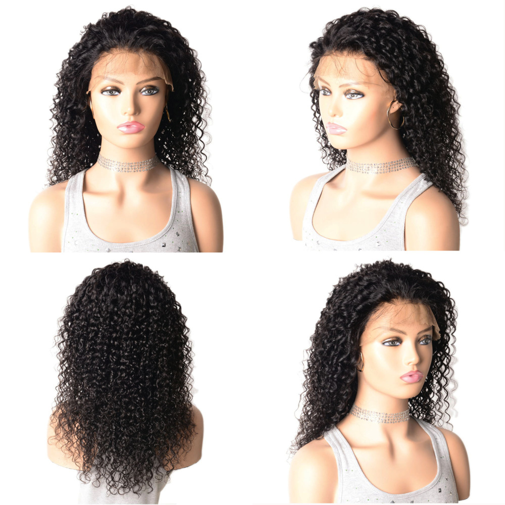 Lyra Hair 13x4 Jerry Curly Lace Frontal Wig Human Hair