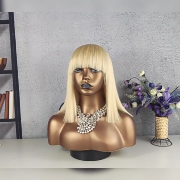 Lyra Hair Straight BoBo Wigs With Bangs Human Hair