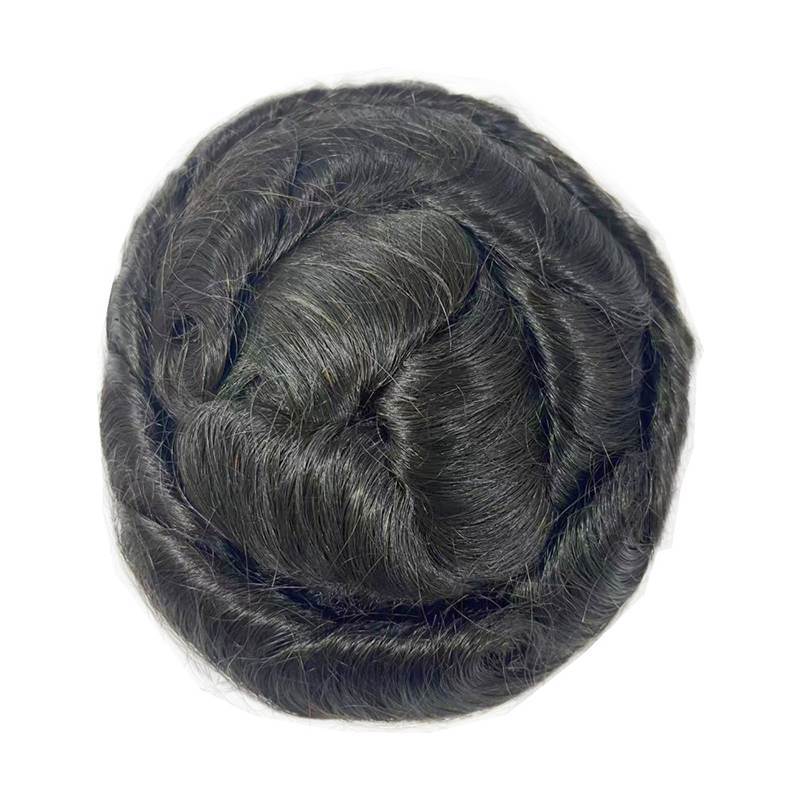 Swiss Front Lace Men's Toupee Hollywood HD Lace Breathable Mono Hair Repalcement