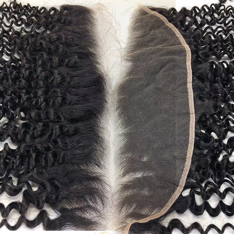 HD Lace 13X4 13x6 Frontal Transparent Lace Curly Virgin Hair 100% Remy Human Hair 5X5 4X4 Closure 10-22 Inch