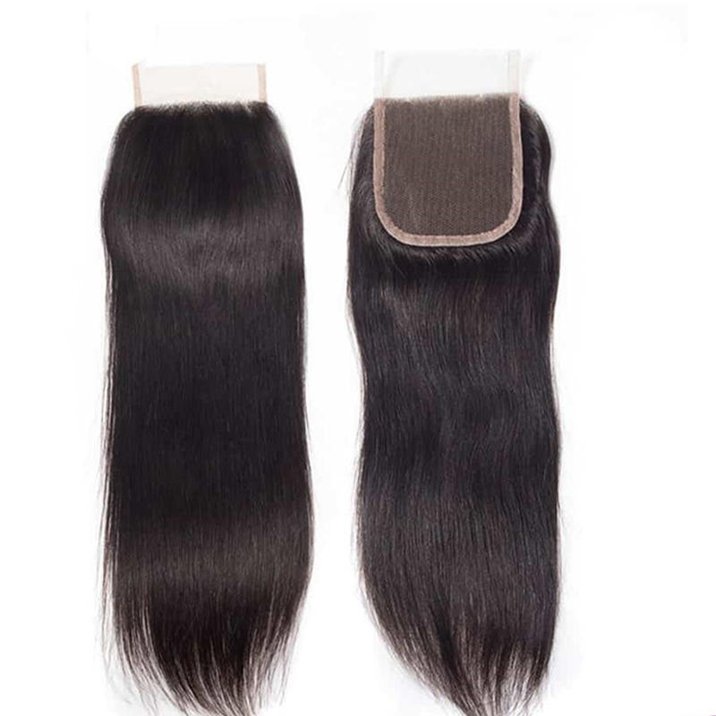 HD Lace 13X4 Frontal Transparent Lace Frontal Peruvian Straight Virgin Hair 100% Remy Human Hair Closure 10-22 Inch