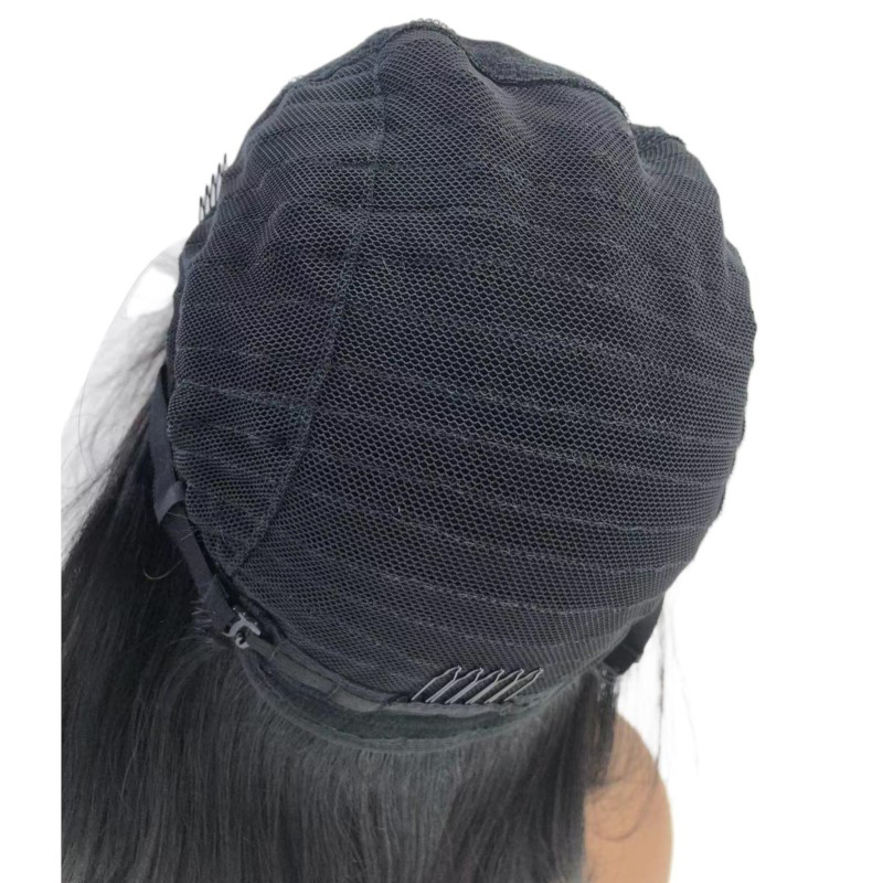 Human hair Fringe Bob Wig Machine Made Bob Wig With Bang