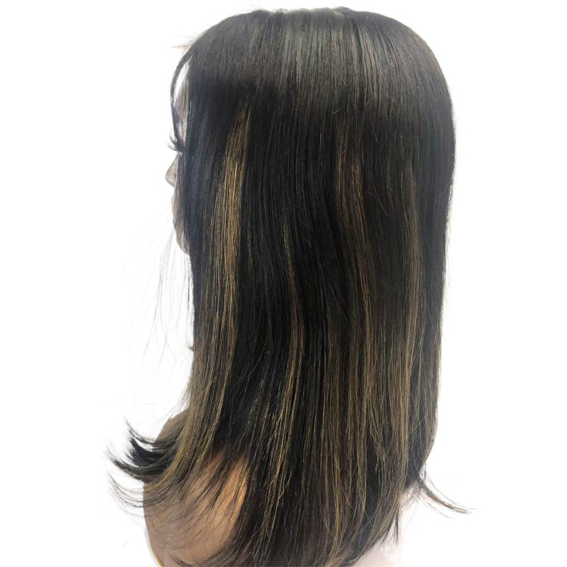 P1b/8 Highlight 2*6 kim closure Bob Human Hair Wig
