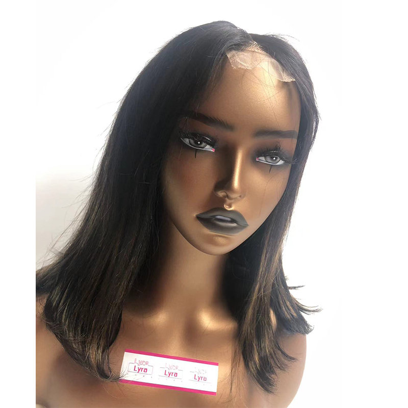 P1b/8 Highlight 2*6 kim closure Bob Human Hair Wig