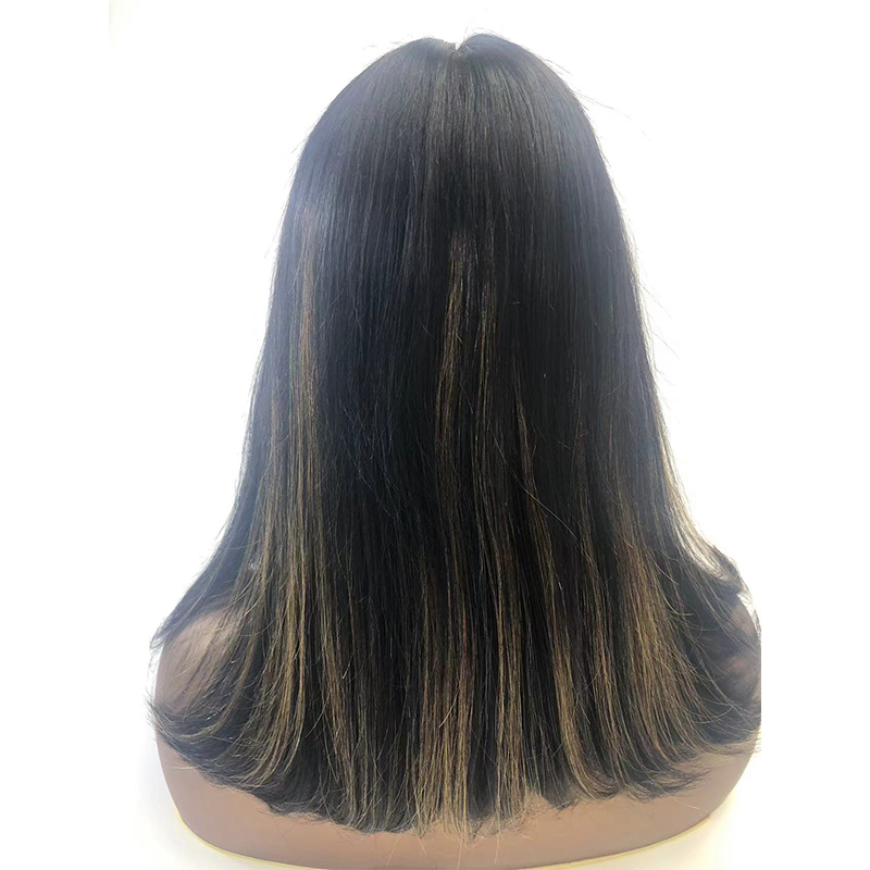 P1b/8 Highlight 2*6 kim closure Bob Human Hair Wig
