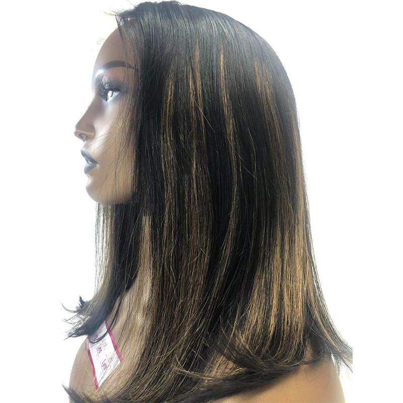P1b/8 Highlight 2*6 kim closure Bob Human Hair Wig