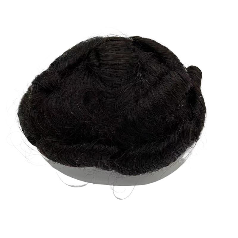 Australian PU+Lace Breathable Men's Hairpiece Men's Toupee Hair System