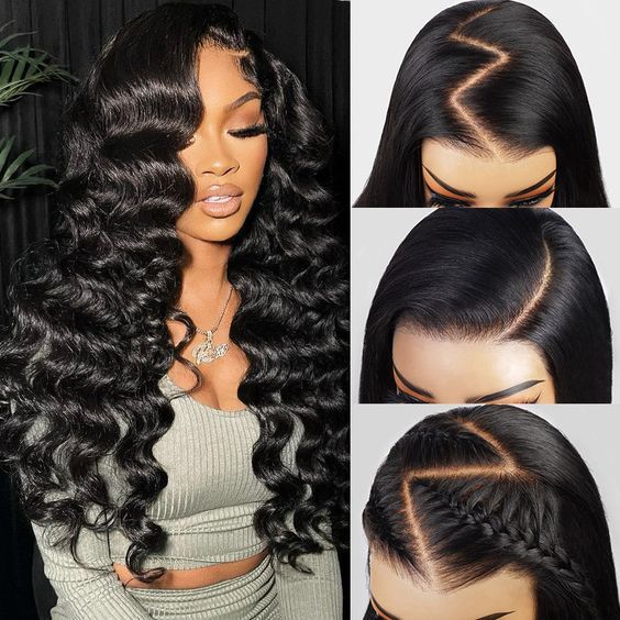 HD Transparent Lace Loose Deep Wave Human Hair Wig