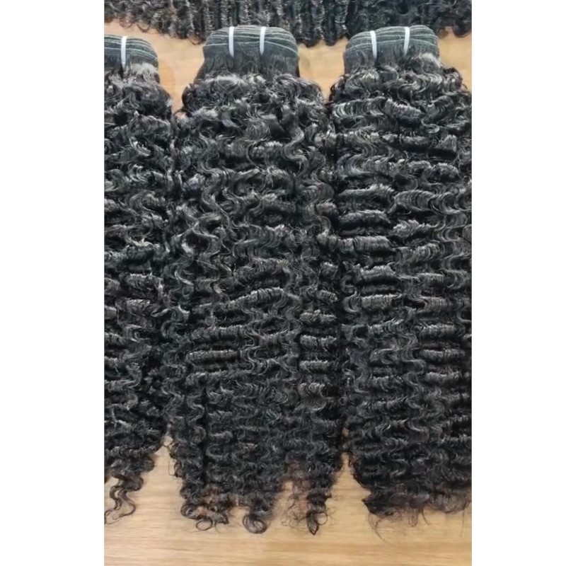 10A Burmese Curly Human Hair Bundles