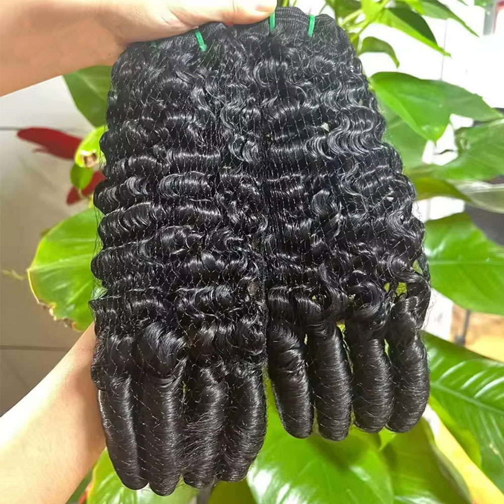 Unprocessed Virgin Hair Bundles Deals Human Hair Extensions 14A Raw Burmese Curly Human Hair Bundles for Black Women Natural Black